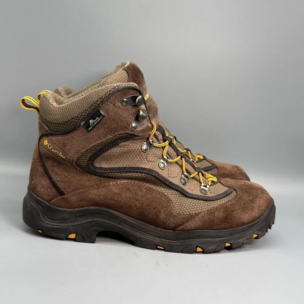 Columbia Bonanza Peak Men's 11 Brown Suede Waterproof Round Toe Hiking Boots